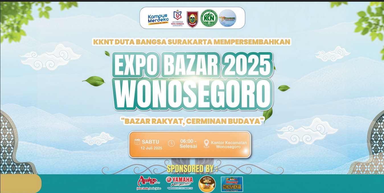 Expo Bazar Wonosegoro 2025 Visual Design